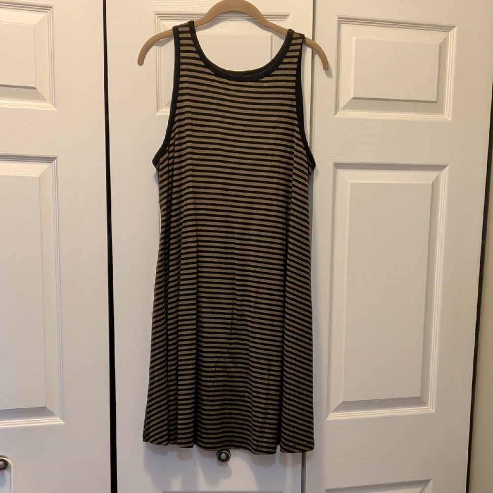 Striped Sleeveless Dress